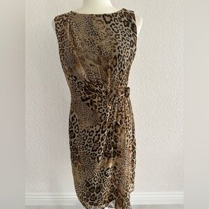Jones New York Leopard Sheath Dress